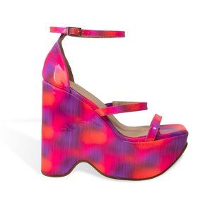 Women’s Chunky Flatform Slide Heeled Sandal